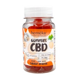 Gummies CBD 10mg Heméka Saveur Orange _ Calitop