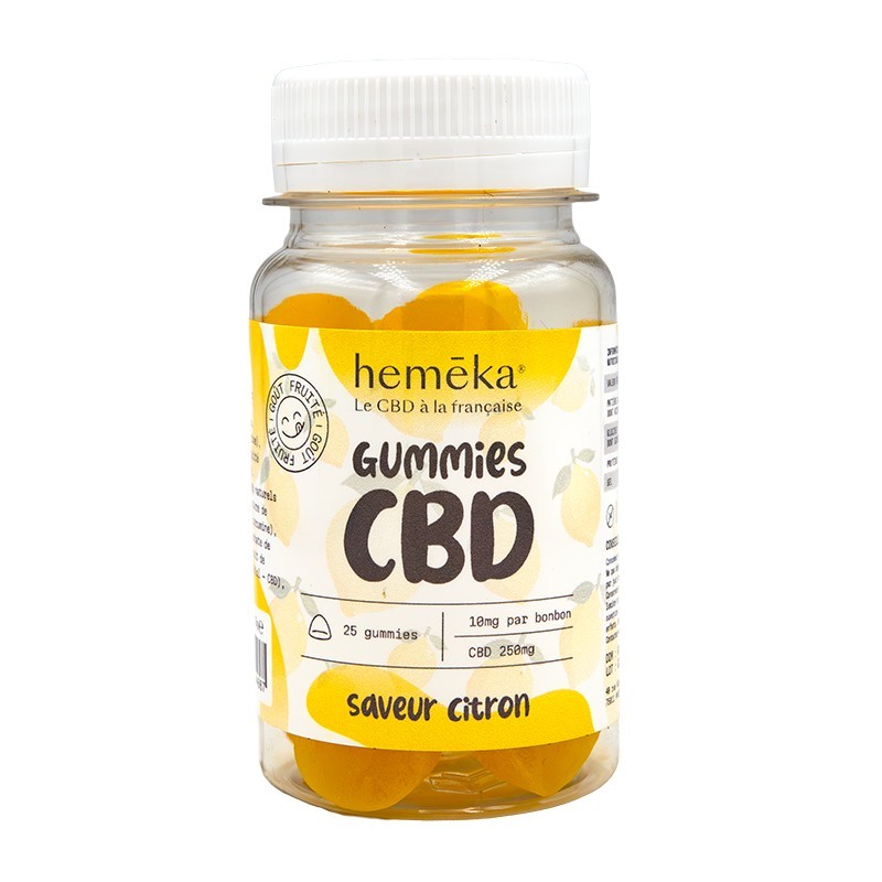 Gummies CBD 10mg Heméka Saveur Citron _ Calitop