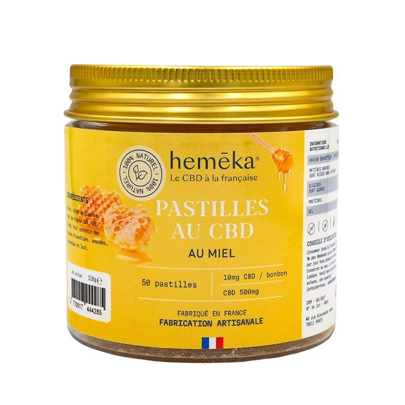 Gummies CBD 10mg Heméka Saveur Miel _ Calitop