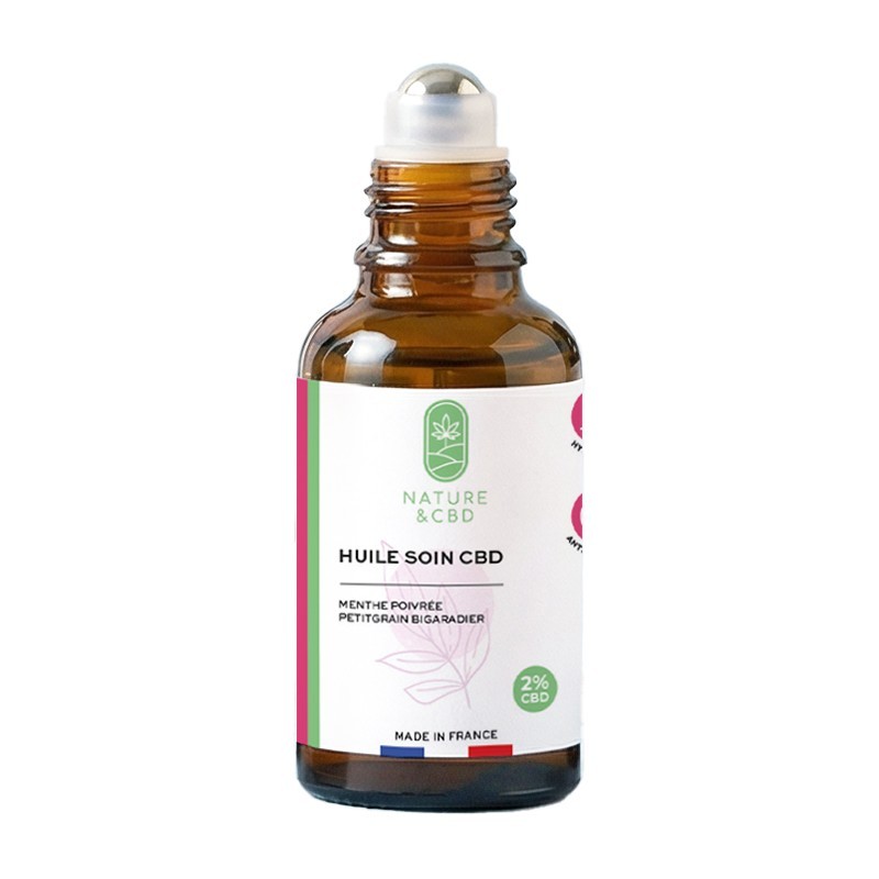 Huile de Soin Corps CBD 2% Nature & CBD _ Calitop