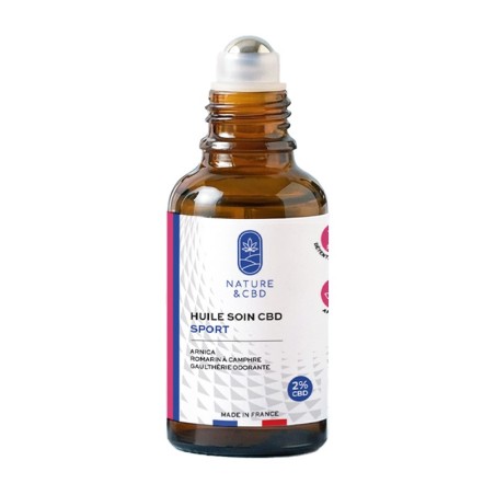 Huile de Soin Sport CBD 600mg par Nature & CBD _ Calitop