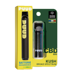 Cigarette Electronique + recharge  KUSH CBD _ Vape Authentique & Relaxation _ calitop.fr