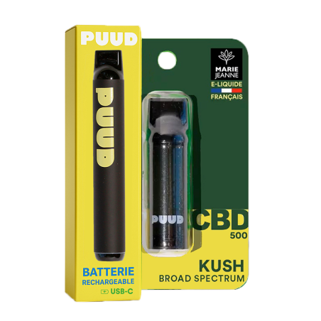 Cigarette Electronique + recharge  KUSH CBD _ Vape Authentique & Relaxation _ calitop.fr