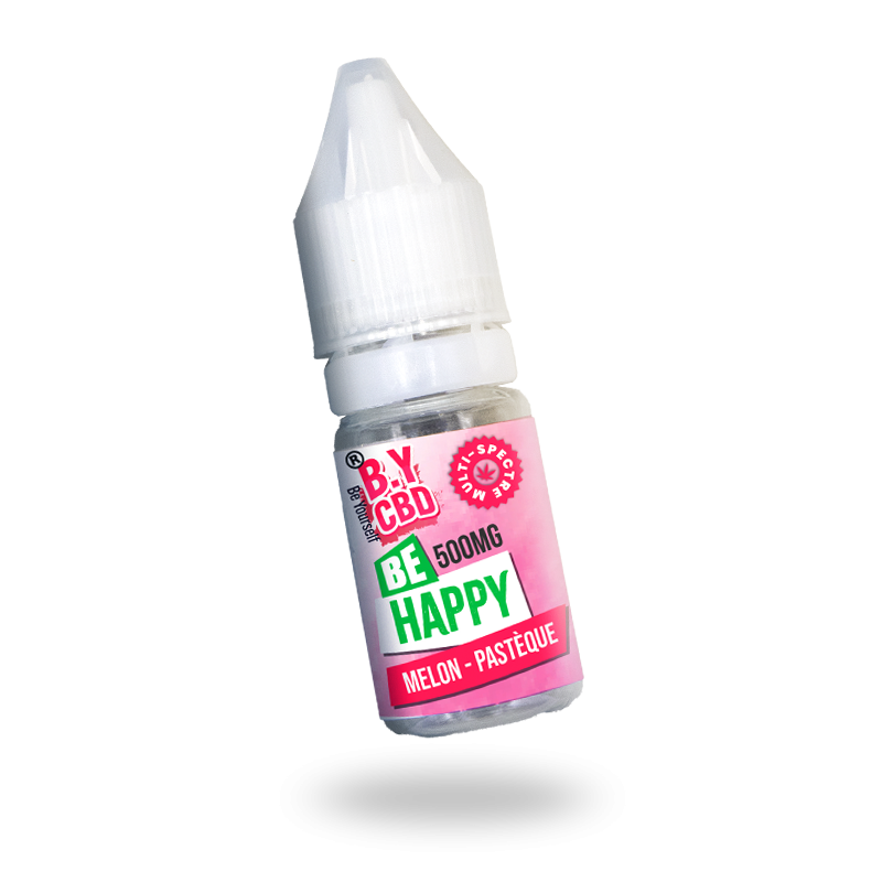 Recharge E-Liquide 10ml CBD 500mg Be Happy Pastèque Melon _ Calitop
