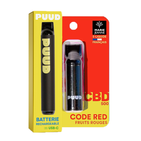 vapoteuse puff sexy candy friandise sucrée rechargeable goût fruits rouge (taux de CBD 5%)