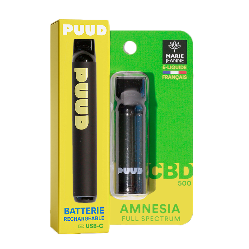 Vapoteuse Amnesia CBD 5% - Recharge incluse - CALITOP