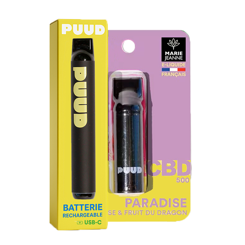 Puff Rechargeable _ Fraise Fruit du Dragon _ Kit Complet _ calitop