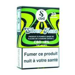 Cigarettes CBD françaises 100 % naturelles et légales Silver Haze sans tabac _ calitop