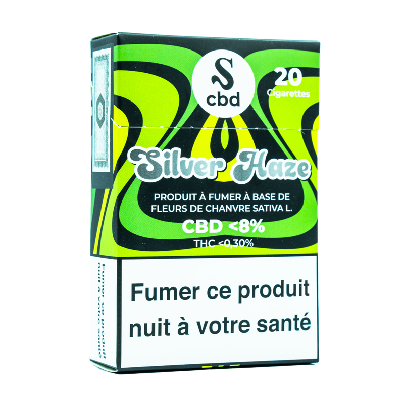 Cigarettes CBD françaises 100 % naturelles et légales Silver Haze sans tabac _ calitop