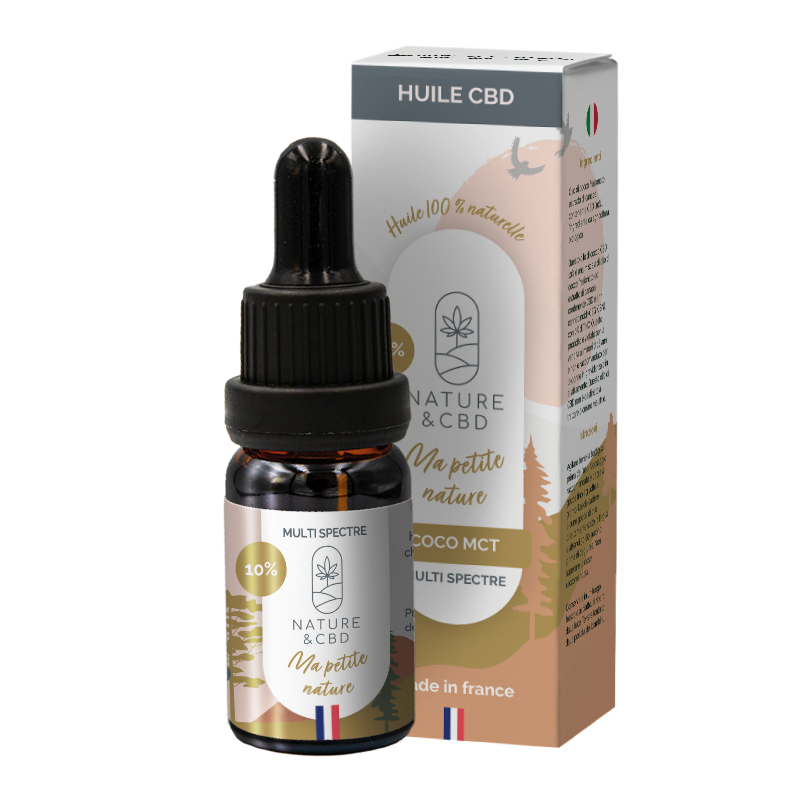 Huile CBD Coco MCT _ 10% / 20% / 30% CBD _ calitop