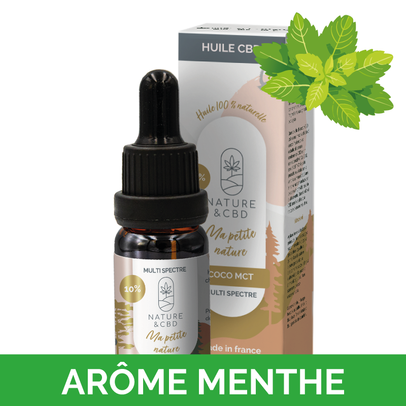 Huile CBD Coco Menthe Fraîche _ 10/20/30% CBD _ calitop