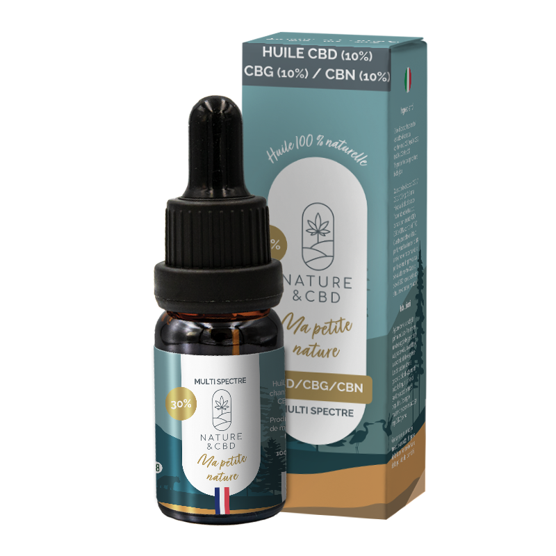 Huile CBD CBG CBN 30% _ Puissance Trio _ Sommeil/Détente _ calitop