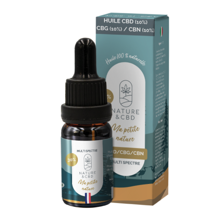 Huile CBD CBG CBN 30% _ Puissance Trio _ Sommeil/Détente _ calitop