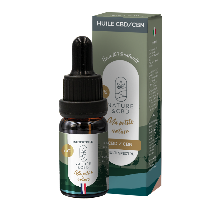 Huile CBD 5% & CBN 5% _ Cycle du Sommeil Doux _ calitop