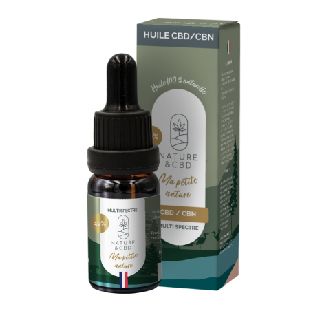Huile CBD 5% & CBN 5% _ Cycle du Sommeil Doux _ calitop