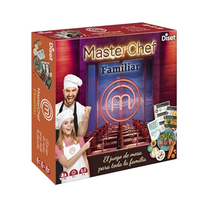 Diset - Masterchef, Jeu de Table familiale basé sur l'émission de télévision à partir de 10 Ans