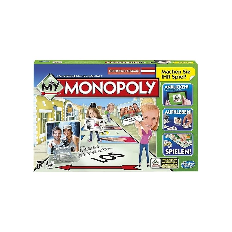 Hasbro - My Monopoly - Jeu de société familial personnalisable