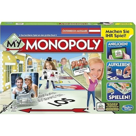 Hasbro - My Monopoly - Jeu de société familial personnalisable