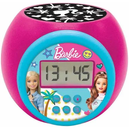 Barbie Projector Alarm Clock - Night Light (réveil projecteur-veilleuse)