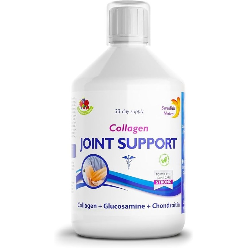 Collagène 6000mg Liquide 500ml Swedish Nutra _ Articulations & Sport _ calitop