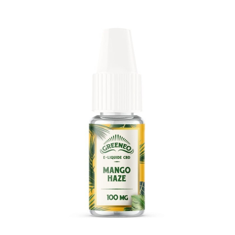 E-liquide CBD 500 mg 10 ml MANGO HAZE Chanvre