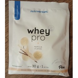 Whey Pro 30g Nutriversum Saveur Vanille _ calitop
