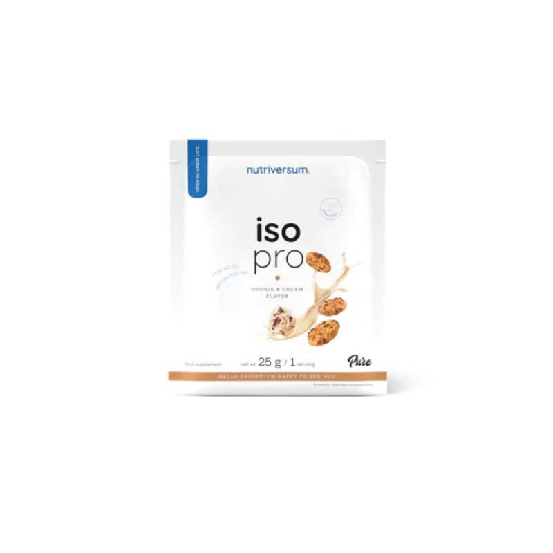 Isolat de Whey Cookie & Cream 25g Nutriversum _ calitop