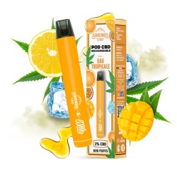 Kit CBD Rechargeable Greeneo Saveur Mangue Fraîche _ Calitop